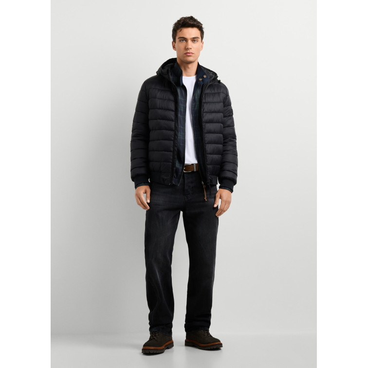 PLUMIFERO ACOLCHADO HOMBRE PEPE JEANS CON CAPUCHA