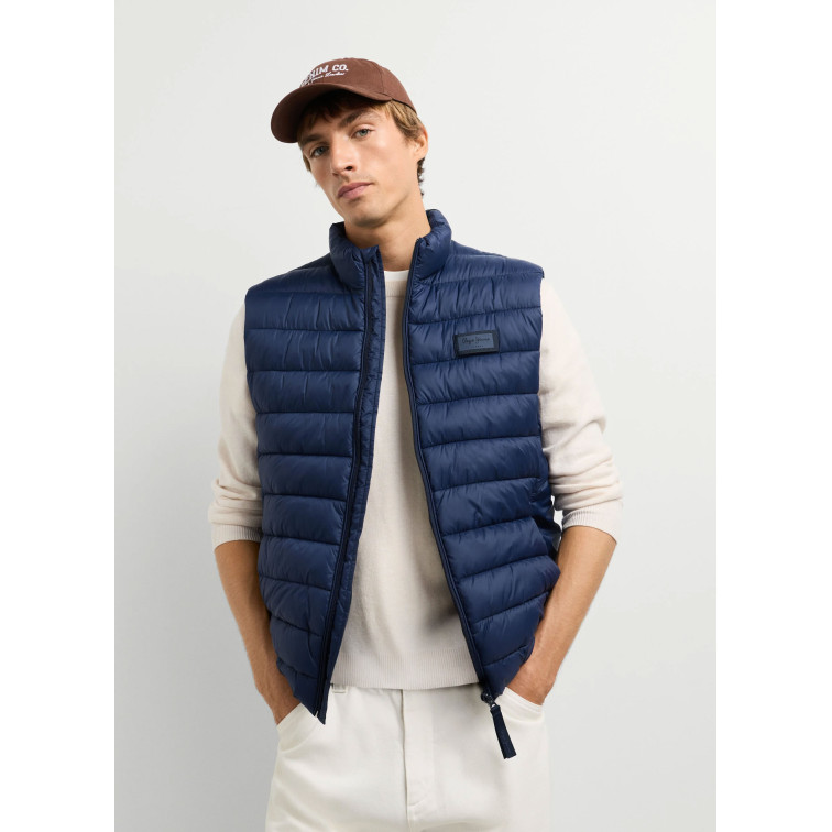 CHALECO ACOLCHADO HOMBRE PEPE JEANS CUELLO ALTO