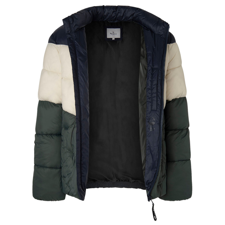 CAZADORA ACOLCHADA COLORBLOCK HOMBRE PEPE JEANS BLAU
