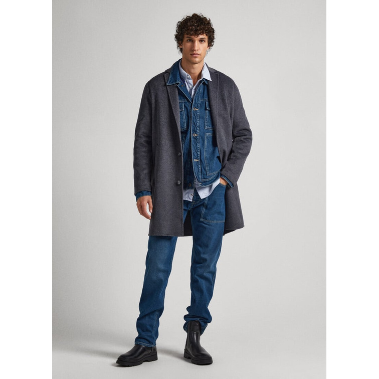 ABRIGO DE LANA ARTESANAL HOMBRE PEPE JEANS BRIGHTON