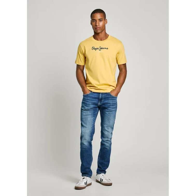 CAMISETA HOMBRE PEPE JEANS LOGO ESTAMPADO FIT REGULAR