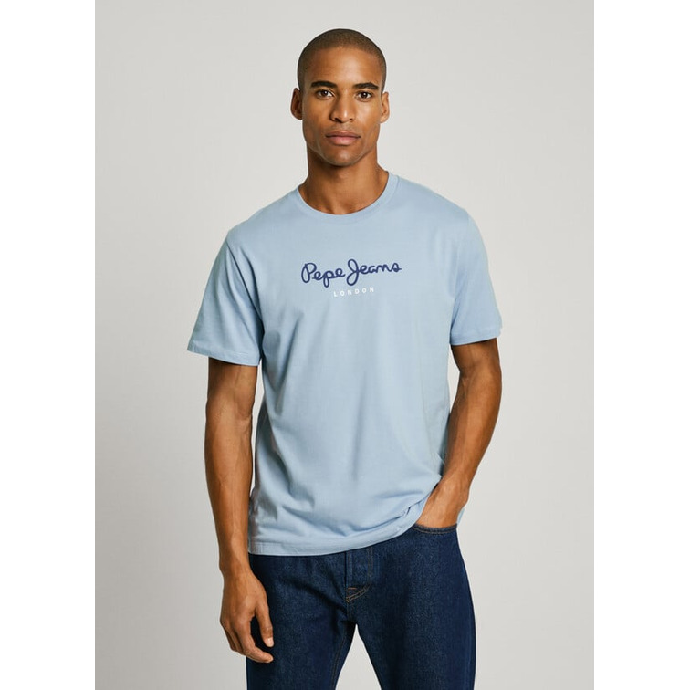CAMISETA HOMBRE PEPE JEANS LOGO ESTAMPADO FIT REGULAR