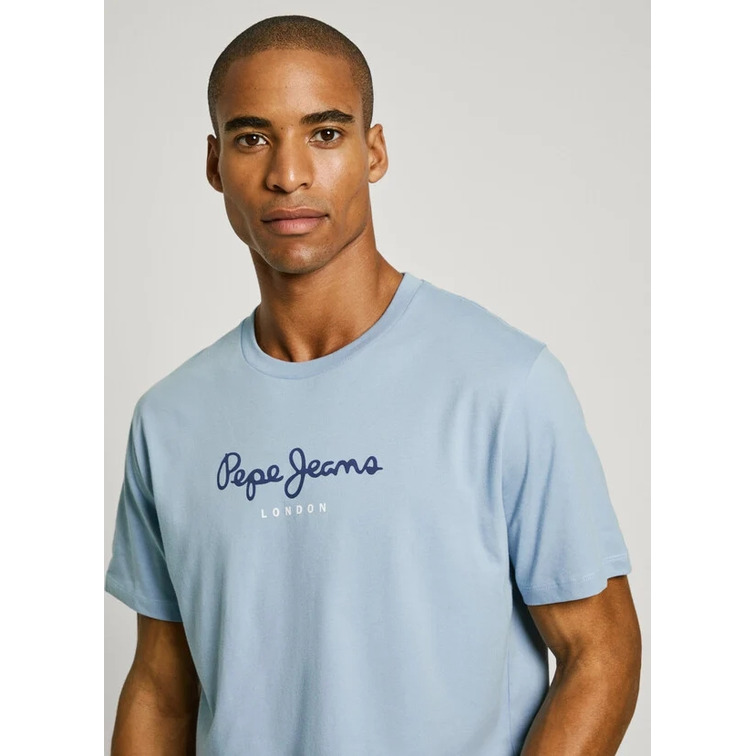 CAMISETA HOMBRE PEPE JEANS LOGO ESTAMPADO FIT REGULAR