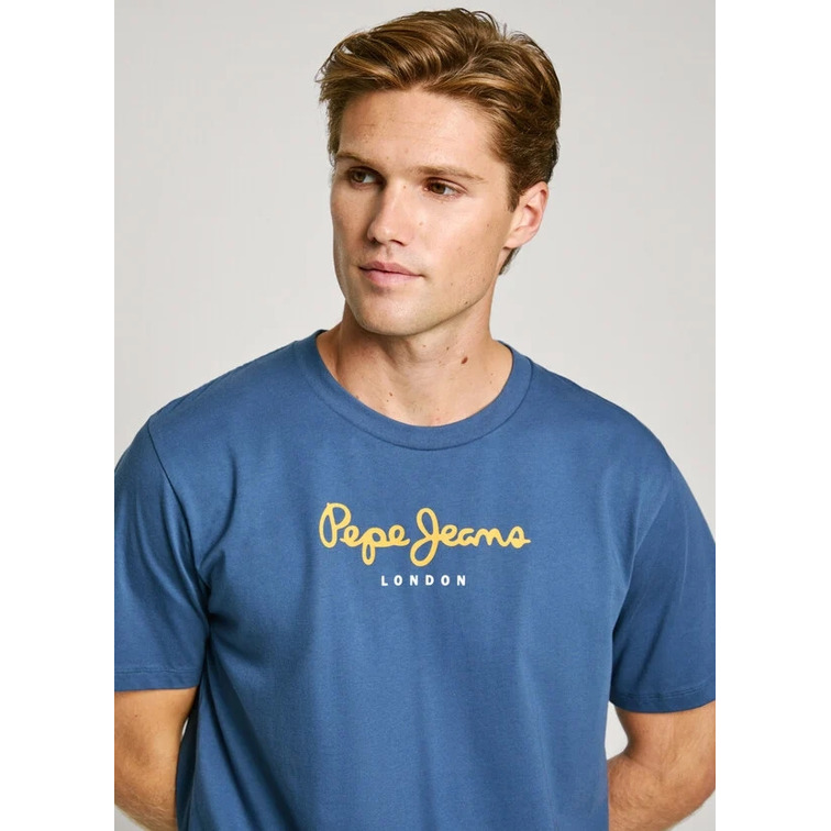 CAMISETA HOMBRE PEPE JEANS LOGO ESTAMPADO FIT REGULAR