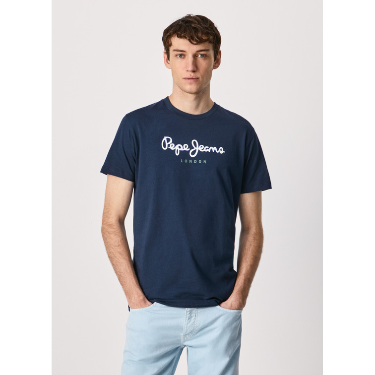 CAMISETA HOMBRE PEPE JEANS LOGO ESTAMPADO FIT REGULAR
