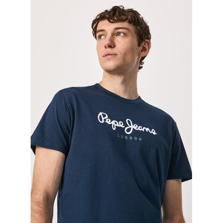 CAMISETA HOMBRE PEPE JEANS LOGO ESTAMPADO FIT REGULAR