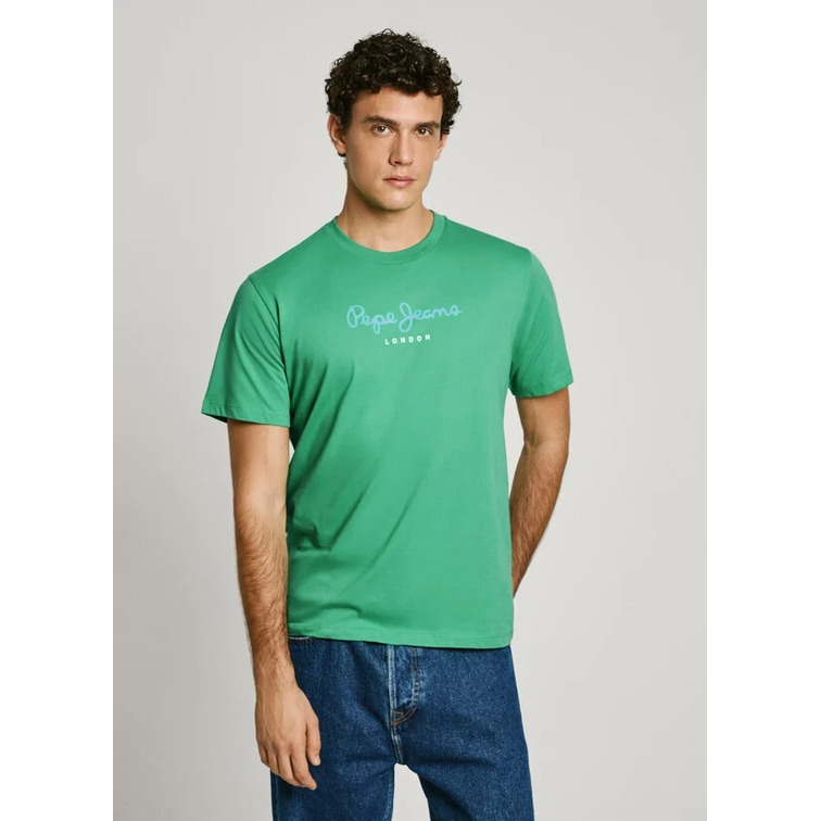 CAMISETA HOMBRE PEPE JEANS LOGO ESTAMPADO FIT REGULAR