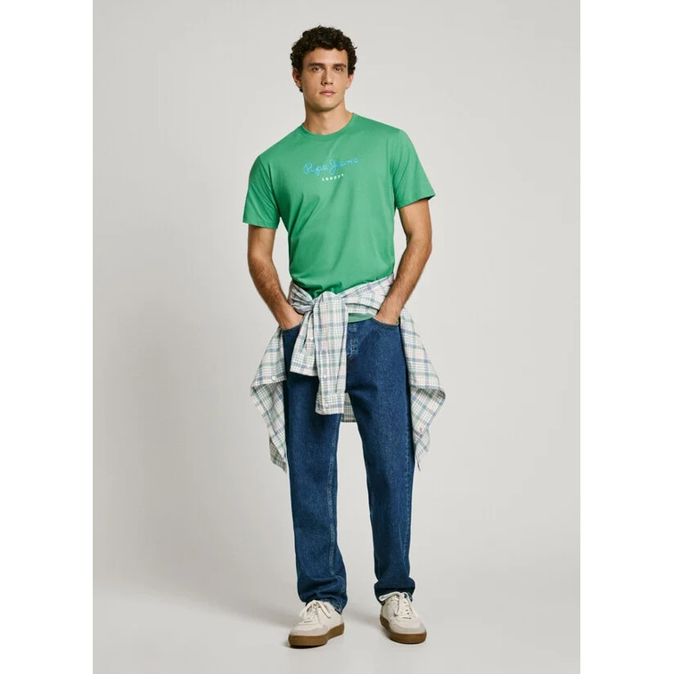 CAMISETA HOMBRE PEPE JEANS LOGO ESTAMPADO FIT REGULAR