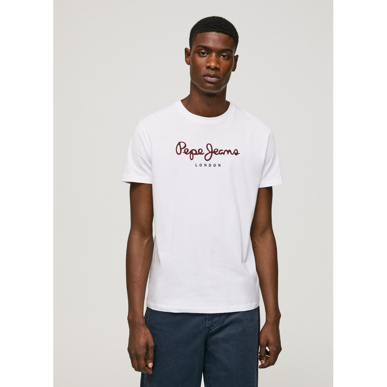 CAMISETA HOMBRE PEPE JEANS LOGO ESTAMPADO FIT REGULAR