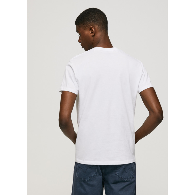 CAMISETA HOMBRE PEPE JEANS LOGO ESTAMPADO FIT REGULAR
