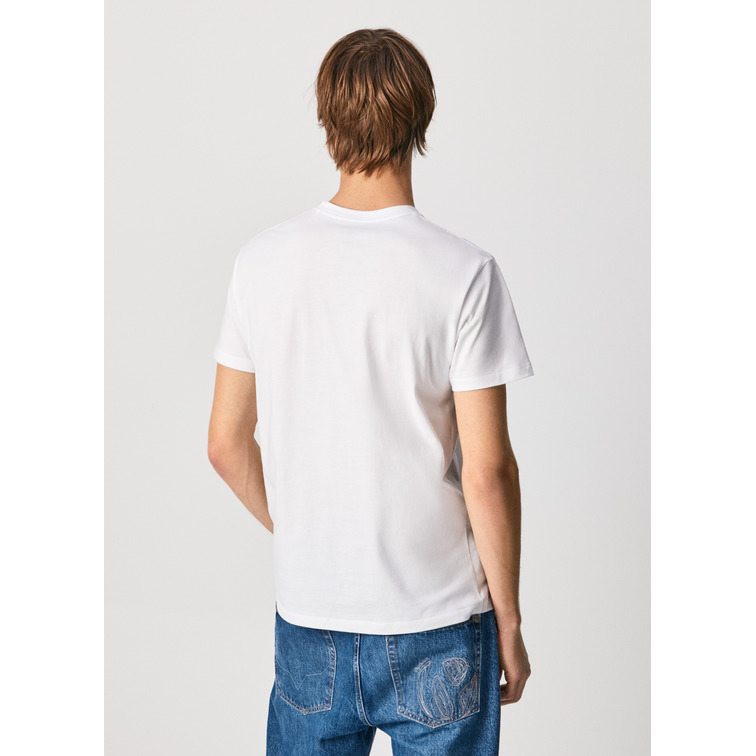 CAMISETA HOMBRE PEPE JEANS LOGO ESTAMPADO FIT REGULAR