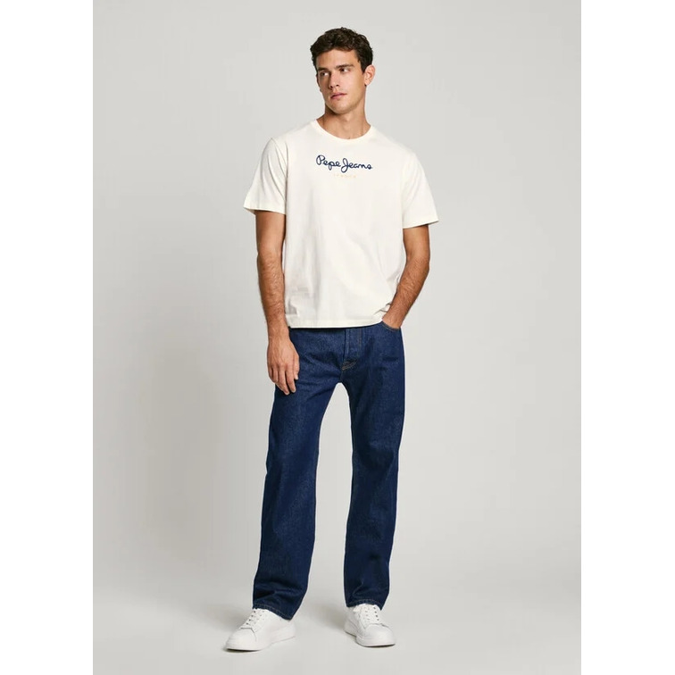 CAMISETA HOMBRE PEPE JEANS LOGO ESTAMPADO FIT REGULAR