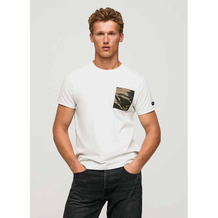 CAMISETA CON BOLSILLO ESTAMPADO HOMBRE PEPE JEANS SAGAN