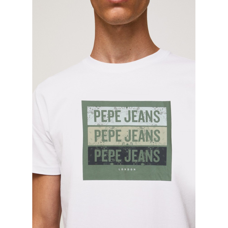 CAMISETA CON LOGO ESTAMPADO HOMBRE PEPE JEANS ACEE