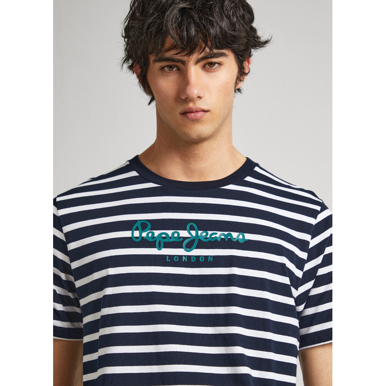 CAMISETA HOMBRE  PEPE JEANS STRIPED EGGO