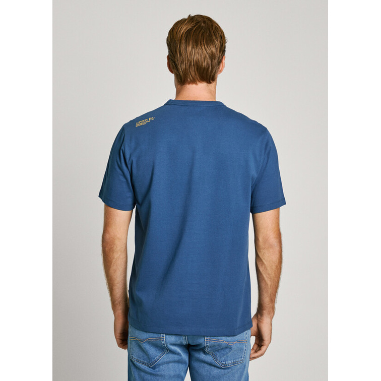 CAMISETA HOMBRE PEPE JEANS LOGO BORDADO FIT REGULAR