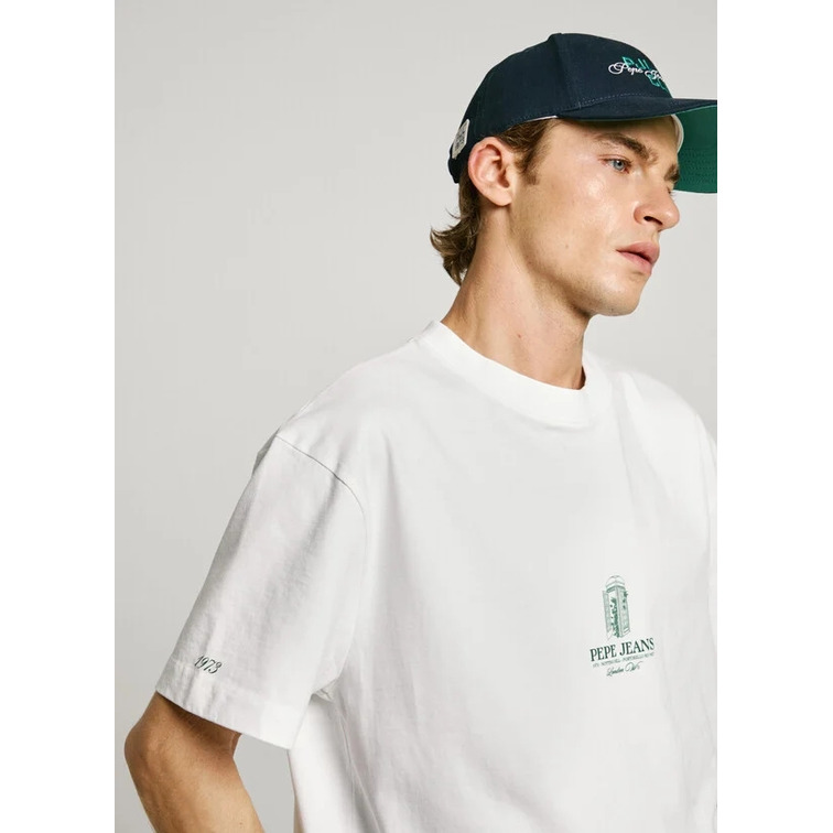 CAMISETA HOMBRE PEPE JEANS ESPALDA ESTAMPADA