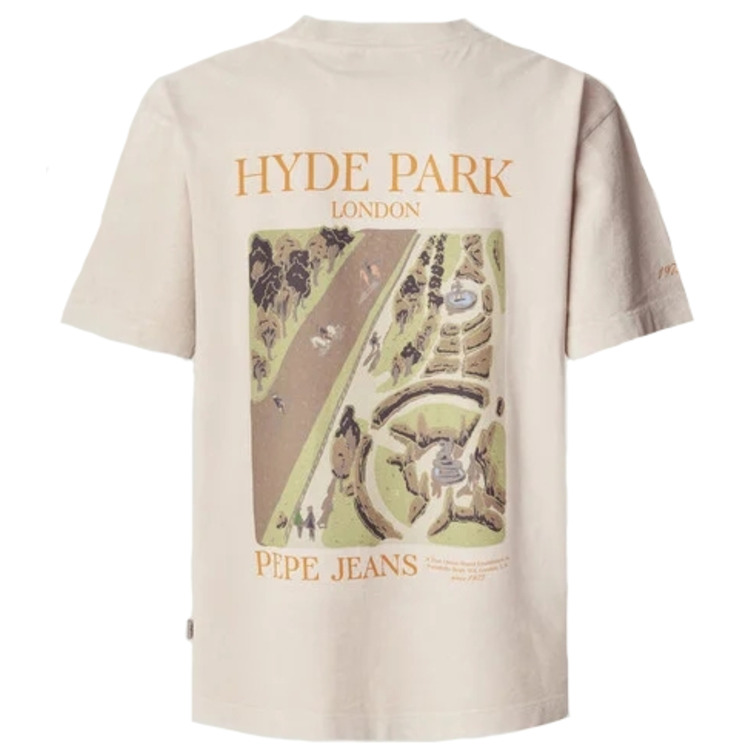 CAMISETA HOMBRE PEPE JEANS ESPALDA ESTAMPADA