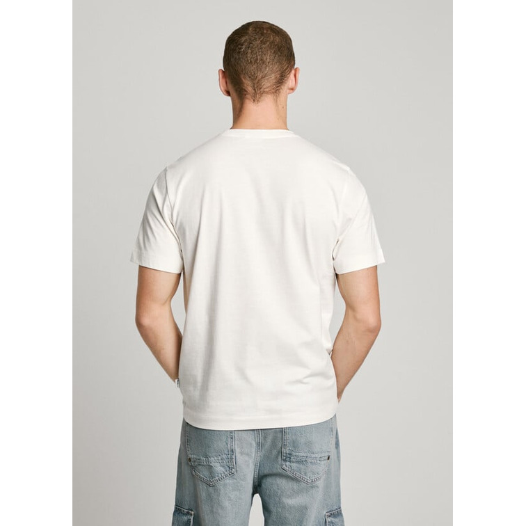 CAMISETA HOMBRE PEPE JEANS LOGO ESTAMPADO FIT REGULAR