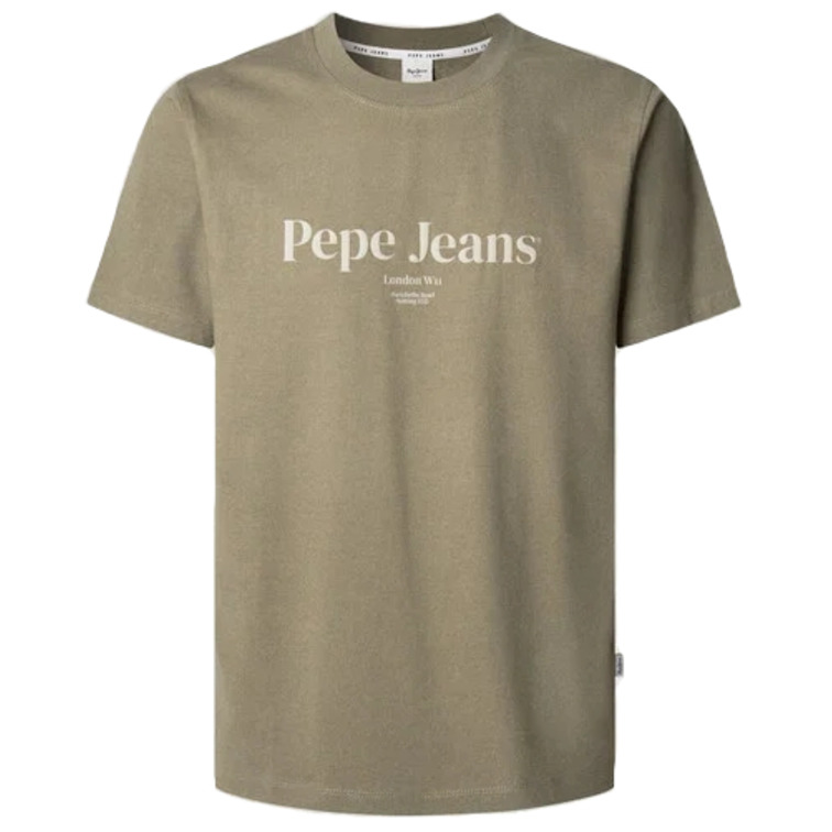 CAMISETA HOMBRE PEPE JEANS LOGO ESTAMPADO FIT REGULAR