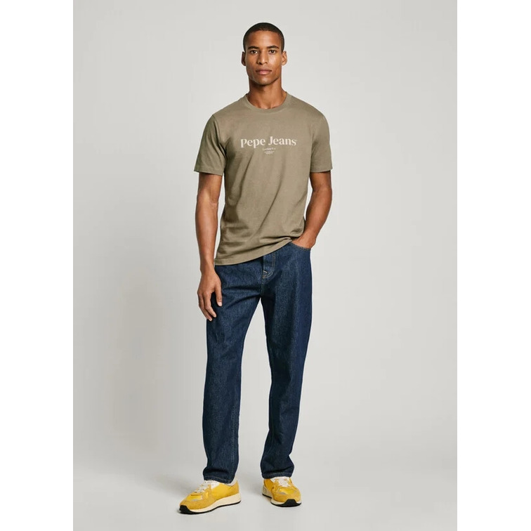 CAMISETA HOMBRE PEPE JEANS LOGO ESTAMPADO FIT REGULAR
