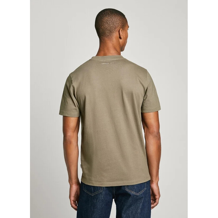 CAMISETA HOMBRE PEPE JEANS LOGO ESTAMPADO FIT REGULAR