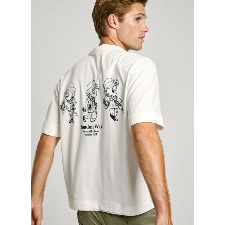 CAMISETA HOMBRE PEPE JEANS ESPALDA ESTAMPADA