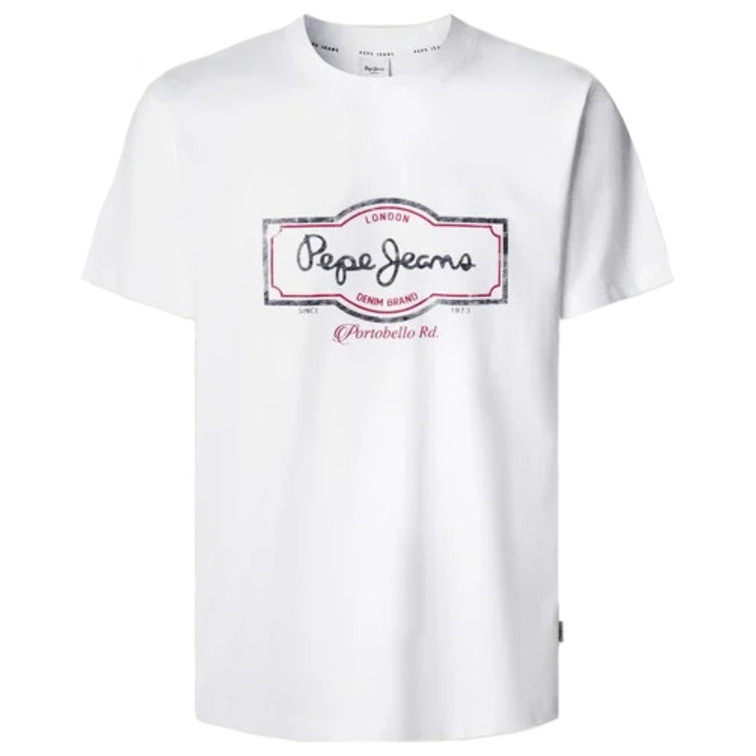 CAMISETA HOMBRE PEPE JEANS LOGO ESTAMPADO FIT REGULAR