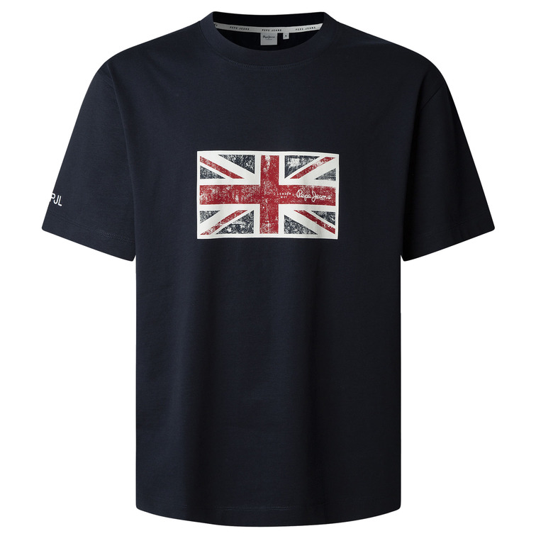 CAMISETA HOMBRE PEPE JEANS BANDERA ESTAMPADA FIT REGULAR