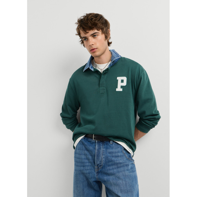 POLO RUGBY MANGA LARGA HOMBRE PEPE JEANS FIT REGULAR