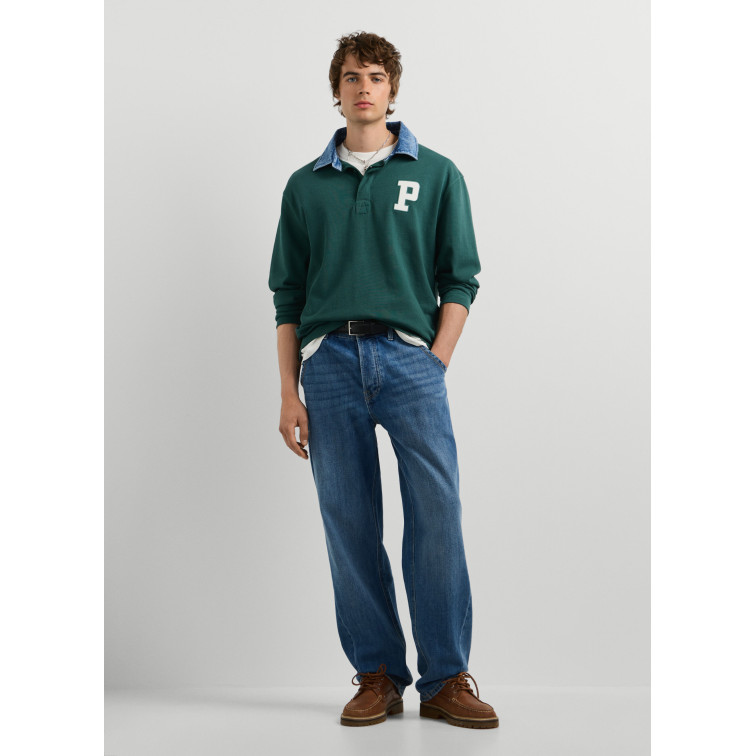 POLO RUGBY MANGA LARGA HOMBRE PEPE JEANS FIT REGULAR