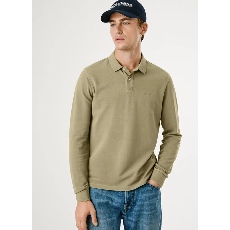 POLO HOMBRE  PEPE JEANS NEW OLIVER GD LS