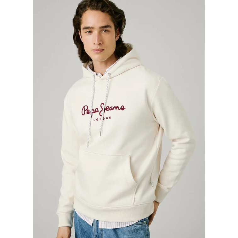 SUDADERA HOMBRE  PEPE JEANS MACBETH PLAIN HOODIE