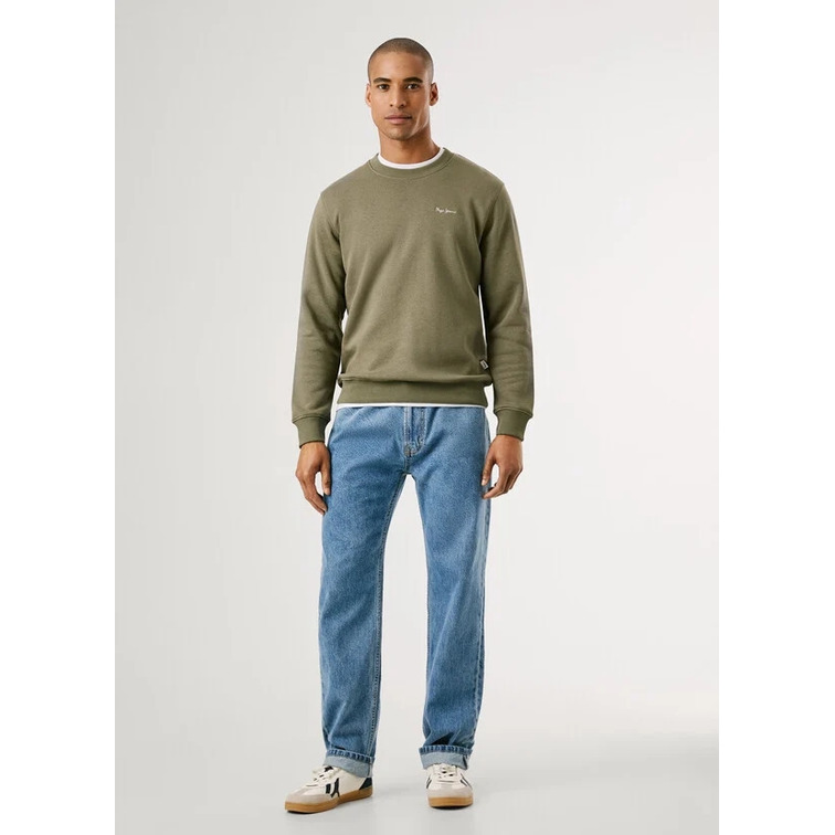 SUDADERA HOMBRE  PEPE JEANS MACBETH SMALL LOGO PLAIN CREW