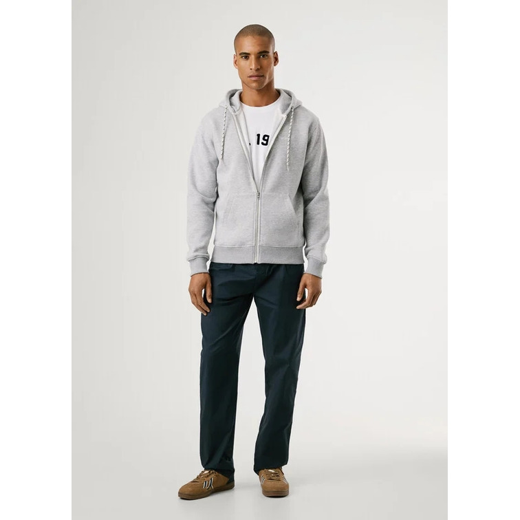 SUDADERA HOMBRE  PEPE JEANS MACBETH MELANGE ZIP