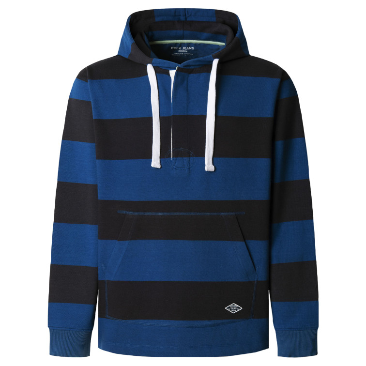 SUDADERA HOMBRE  PEPE JEANS JOE STRIPES HOODIE