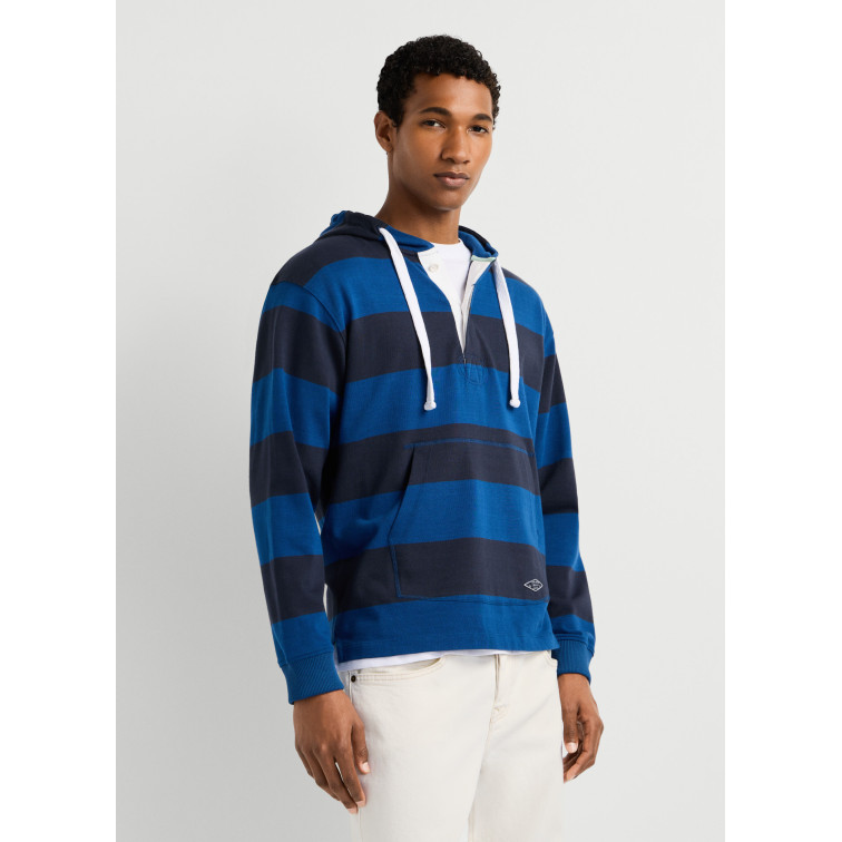 SUDADERA HOMBRE  PEPE JEANS JOE STRIPES HOODIE