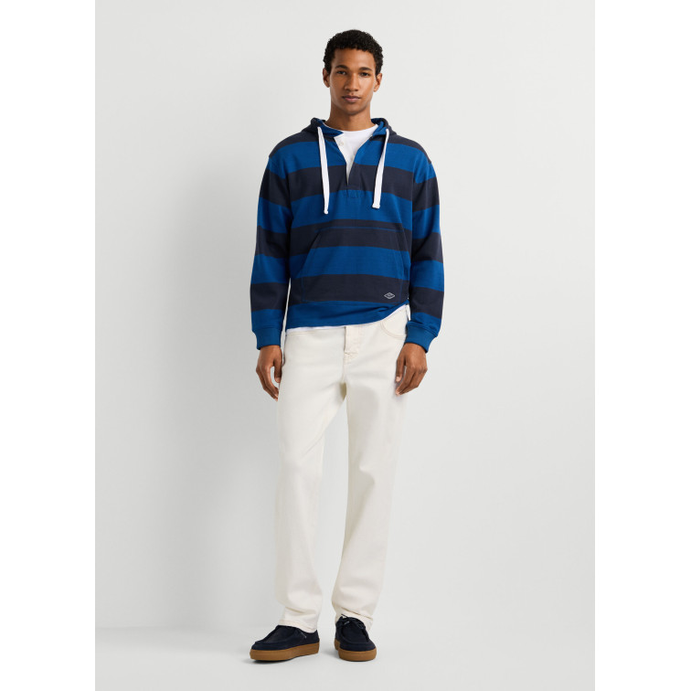 SUDADERA HOMBRE  PEPE JEANS JOE STRIPES HOODIE