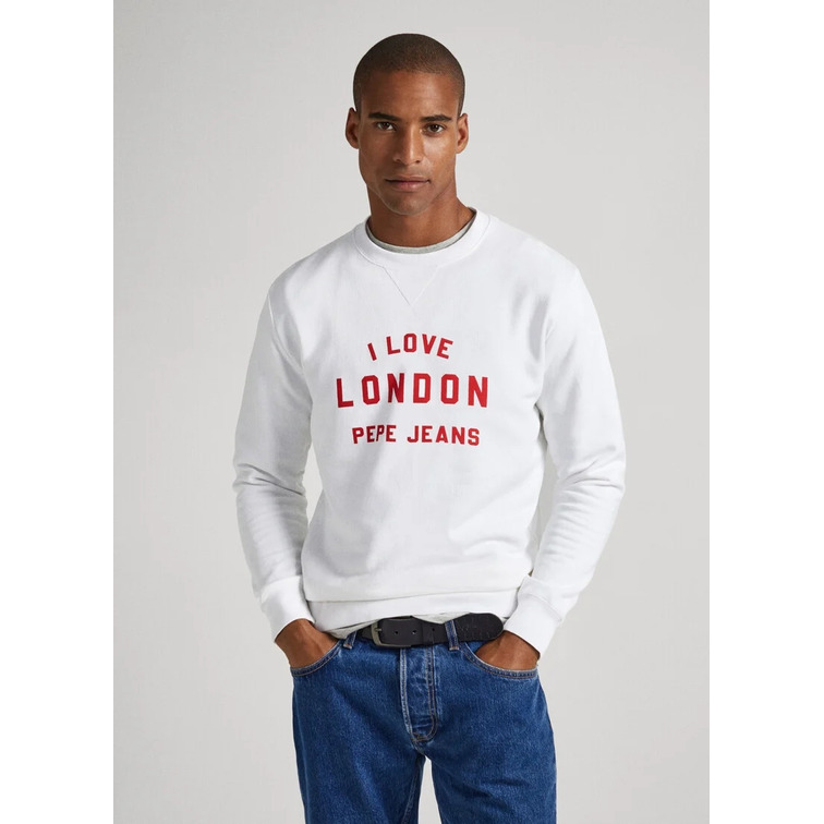 SUDADERA UNISEX ESTAMPADO I LOVE LONDON PEPE JEANS