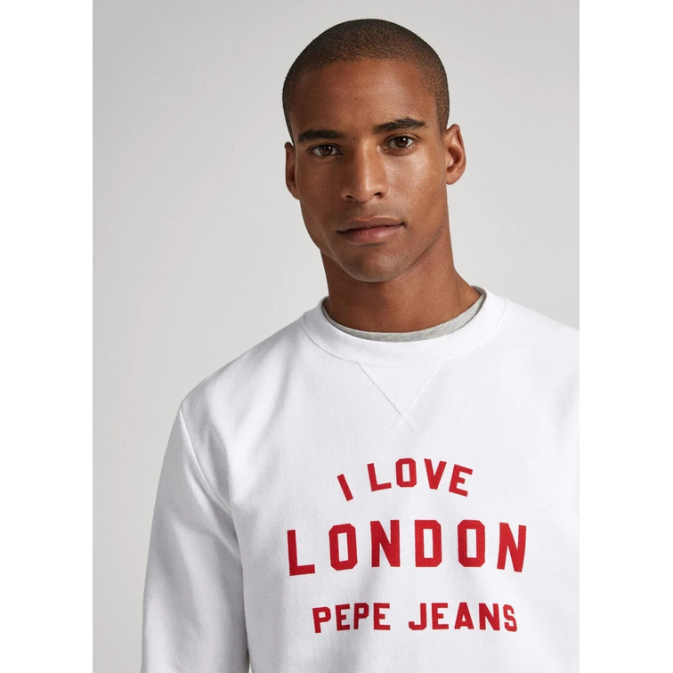 SUDADERA UNISEX ESTAMPADO I LOVE LONDON PEPE JEANS