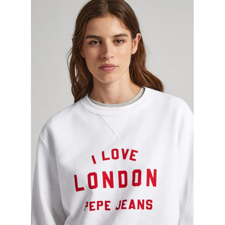 SUDADERA UNISEX ESTAMPADO I LOVE LONDON PEPE JEANS