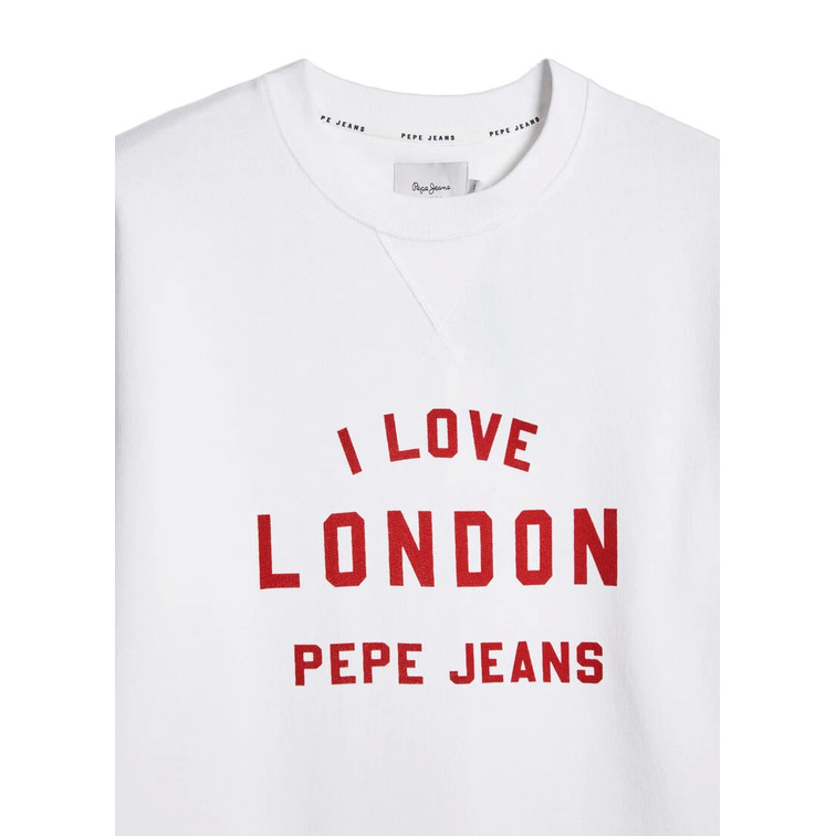 SUDADERA UNISEX ESTAMPADO I LOVE LONDON PEPE JEANS