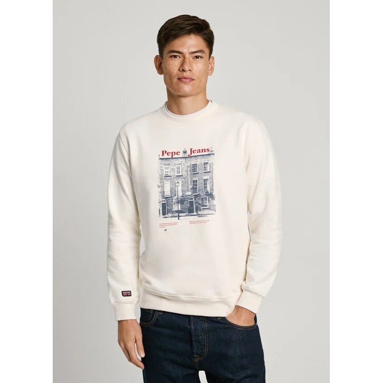 SUDADERA CUELLO REDONDO Y FIT REGULAR HOMBRE PEPE JEANS