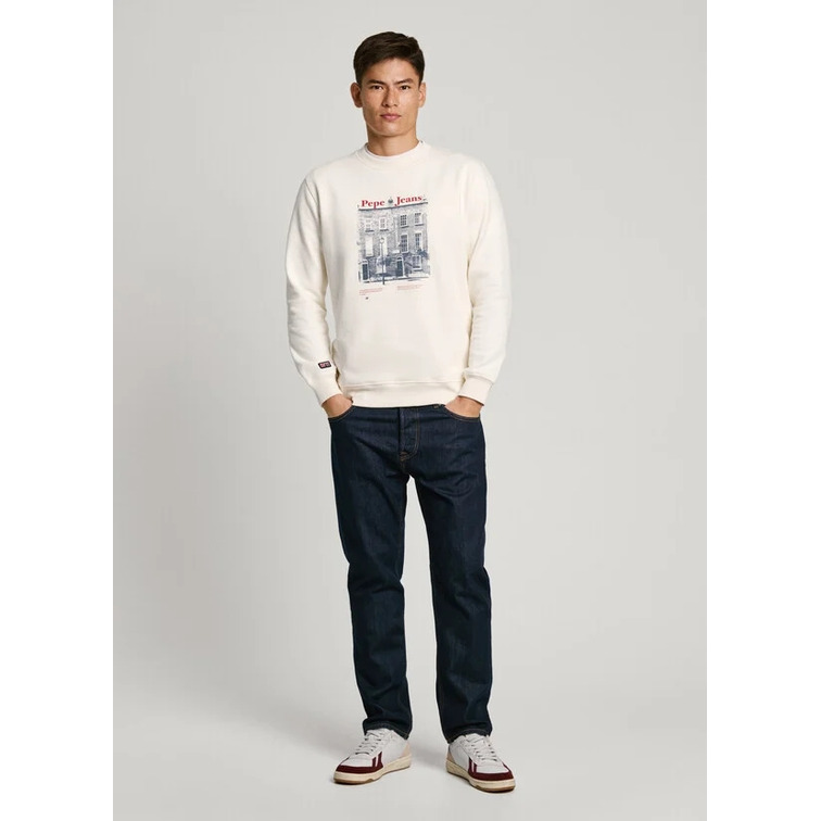 SUDADERA CUELLO REDONDO Y FIT REGULAR HOMBRE PEPE JEANS