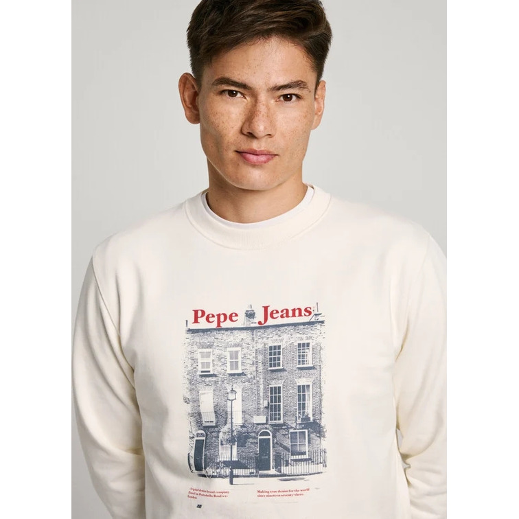 SUDADERA CUELLO REDONDO Y FIT REGULAR HOMBRE PEPE JEANS