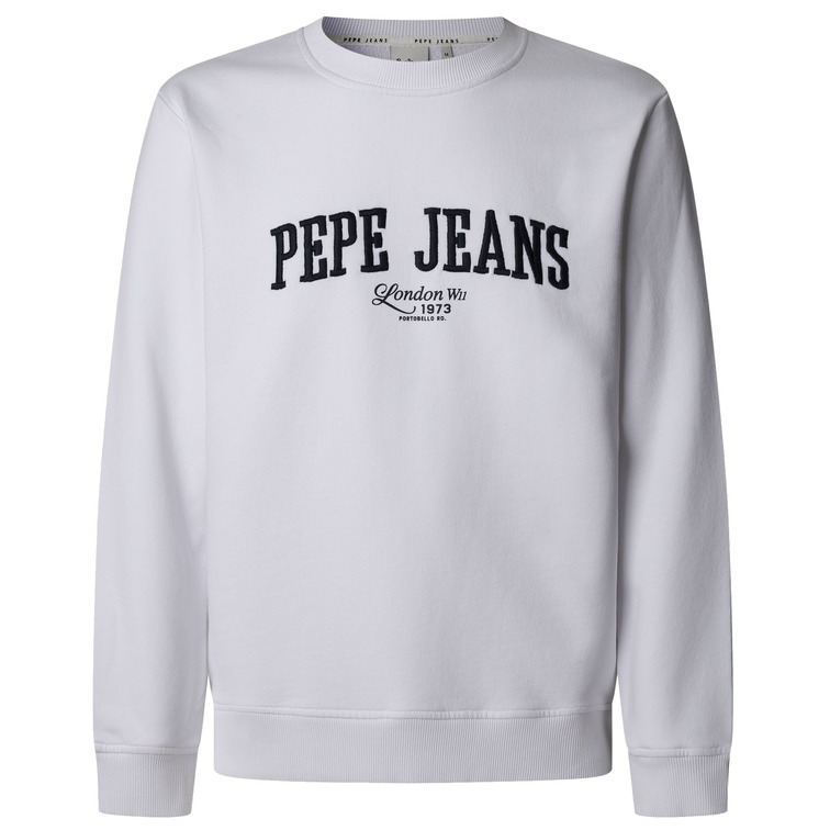 SUDADERA HOMBRE PEPE JEANS LOGO BORDADO FIT REGULAR