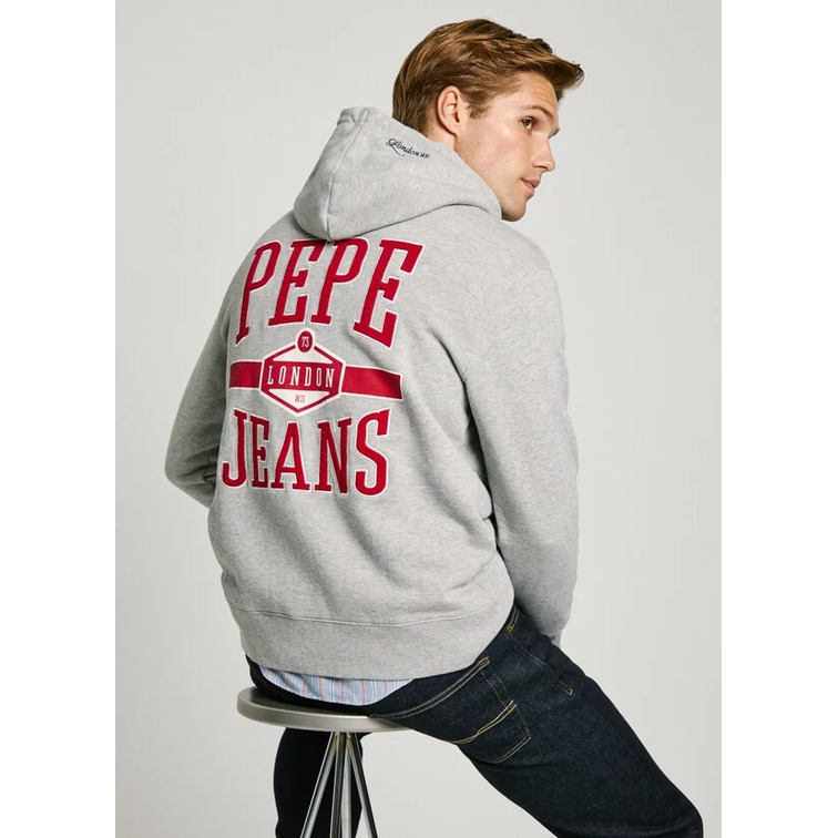 SUDADERA CON CAPUCHA HOMBRE PEPE JEANS FIT REGULAR