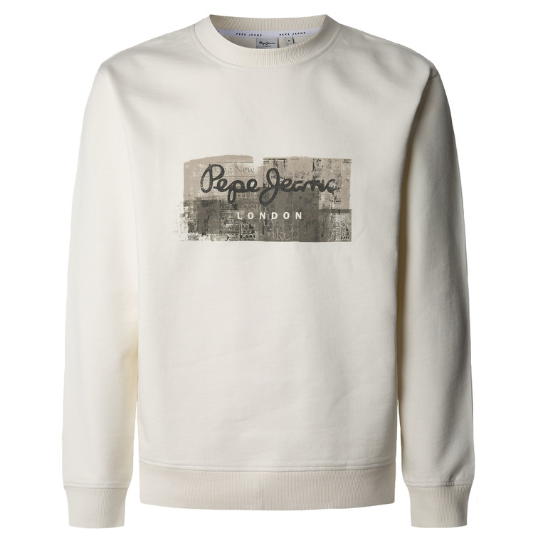 SUDADERA HOMBRE PEPE JEANS LOGO ESTAMPADO FIT REGULAR