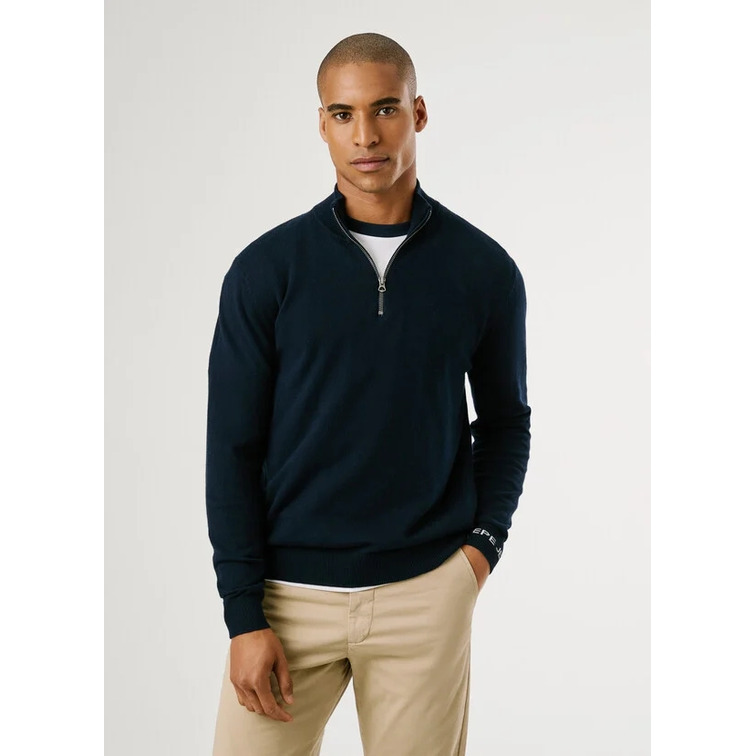 JERSEY HOMBRE  PEPE JEANS ANDRE MOCK ZIPPER