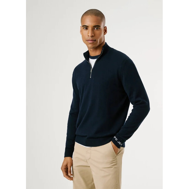 JERSEY HOMBRE  PEPE JEANS ANDRE MOCK ZIPPER
